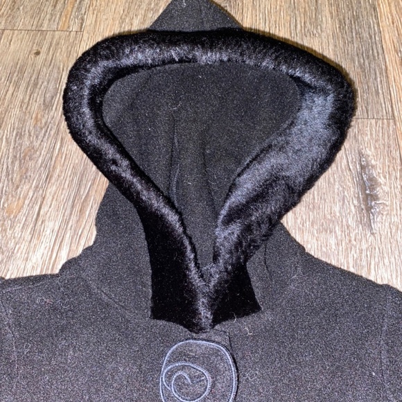 Girls Starting Out 18 months black dress coat - Picture 5 of 7